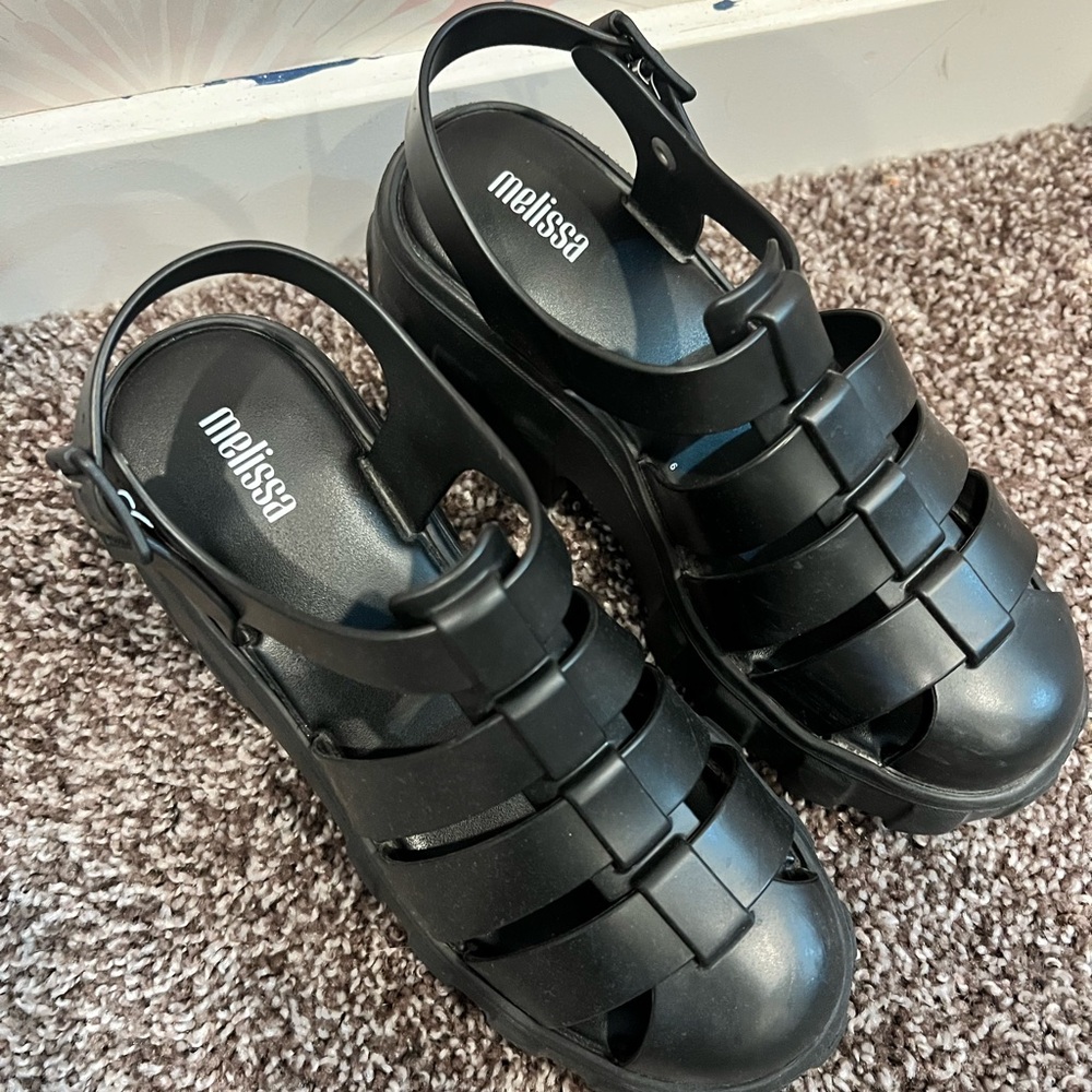 Brand: Melissa | Black Platform Megan - Picture 11 of 11